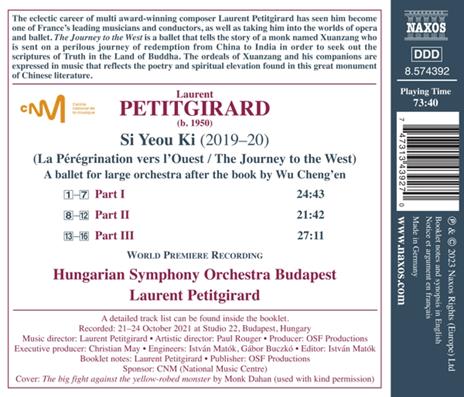 Si Yeou Ki - CD Audio di Laurent Petitgirard,Hungarian Symphony Orchestra - 2