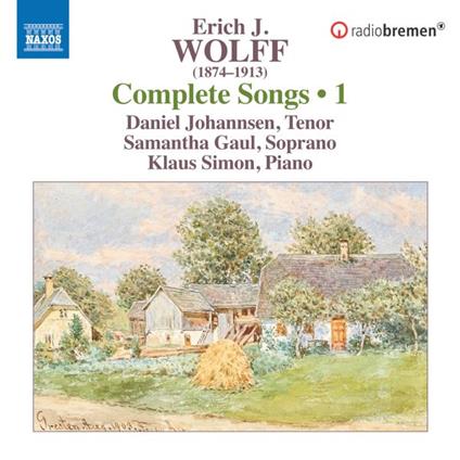 Complete Songs Vol.1 - CD Audio di Erich J. Wolff