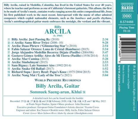 Same River Twice, Works For Guitar - CD Audio di Billy Arcila - 2