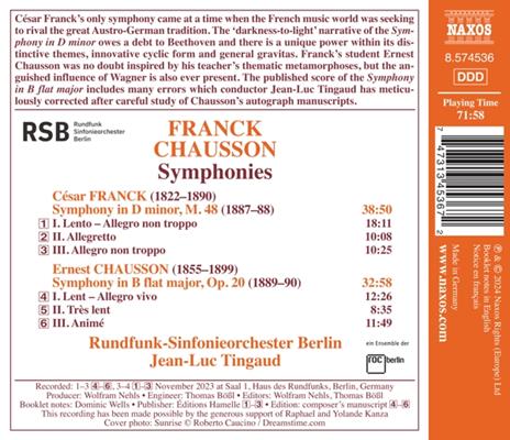 Symphony in D Minor - CD Audio di César Franck - 2