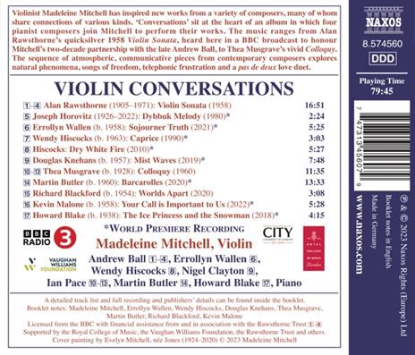 Violin Conversations - CD Audio di Madeleine Mitchell - 2