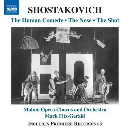 The Human Comedy - The Nose - The Shot - CD Audio di Dmitri Shostakovich,Mark Fitz-Gerald