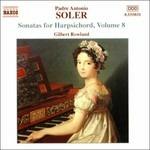 Sonate per clavicembalo vol.8 - CD Audio di Antonio Soler,Gilbert Rowland