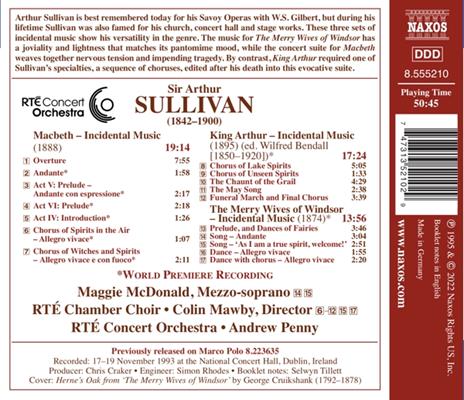 Incidental Music - CD Audio di Arthur Sullivan,Andrew Penny - 2