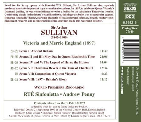 Victoria and Merrie England - CD Audio di Arthur Sullivan,Andrew Penny - 2