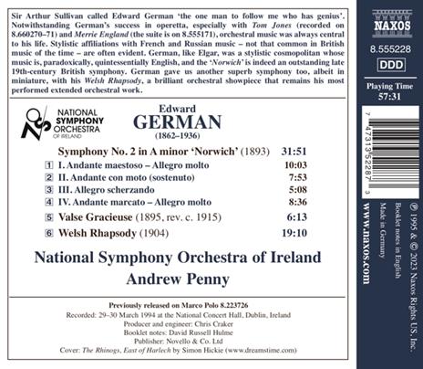 Symphony No.2 in A Minor - CD Audio di Edward German - 2