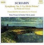 Sinfonia n.3 (Trascrizione per pianoforte) - CD Audio di Alexander Scriabin