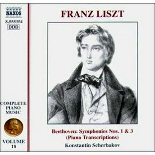 Trascrizione delle Sinfonie n.1 e n.3 di Beethoven - CD Audio di Franz Liszt,Konstantin Scherbakov