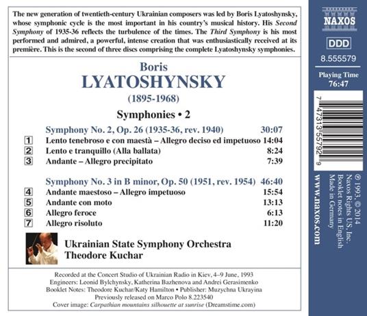 Sinfonie vol.2 - CD Audio di Theodore Kuchar,Boris Lyatoshynsky - 2