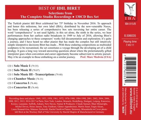 The Best of Idil Biret - CD Audio di Idil Biret - 2