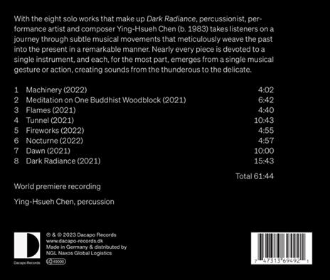 Dark Radiance - CD Audio di Ying-Hsueh Chen - 2