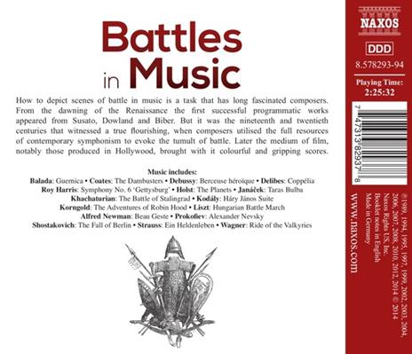 Battles in Music - CD Audio di Claude Debussy,Dmitri Shostakovich,Léo Delibes - 2