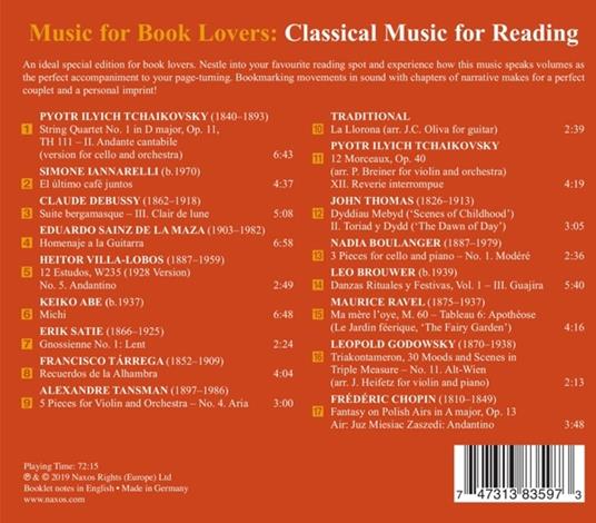 Classical Music for Reading - CD Audio - 2