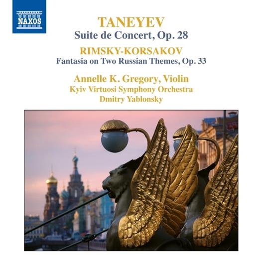 Suite De Concert Op.28 - Fantasia su 2 Temi Russi Op.33 - CD Audio di Nikolai Rimsky-Korsakov,Sergej Taneyev,Dmitri Yablonsky