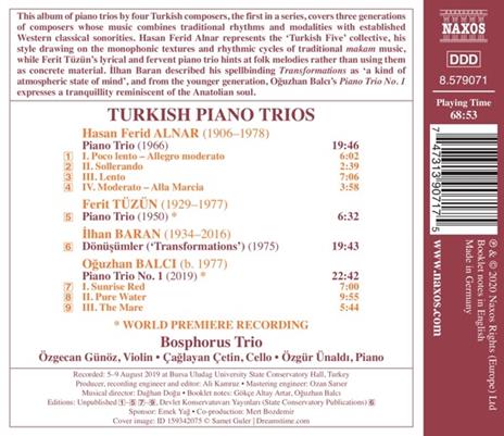Turkish Piano Trios - CD Audio di Bosphorus Trio - 2