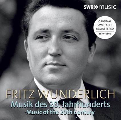Fritz Wunderlich interpreta musica del XX secolo - CD Audio di Fritz Wunderlich