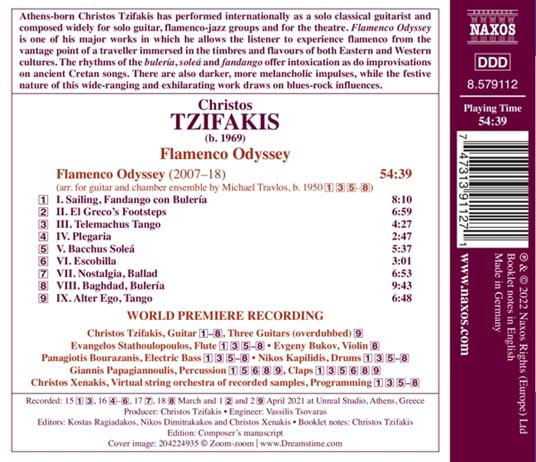 Flamenco Odyssey - CD Audio di Christos Tzifakis - 2