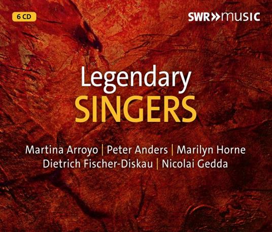 Legendary Singers (3 Cd) - CD Audio