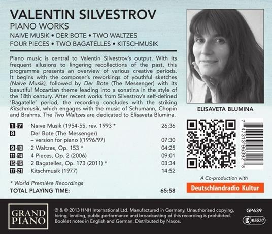 Opere per pianoforte - CD Audio di Valentin Silvestrov - 2
