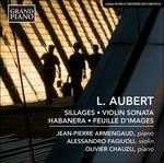 Sillages - Sonata per violinio - Feuille d'images - Habanera