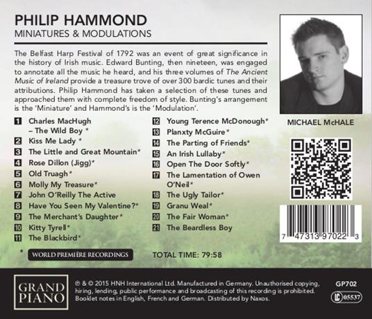 Philip Hammond. Miniatures & Modulations - CD Audio di Philip Hammond - 2