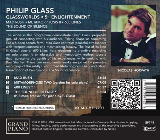 Glassworlds vol.5: Enlightenment - CD Audio di Philip Glass - 2