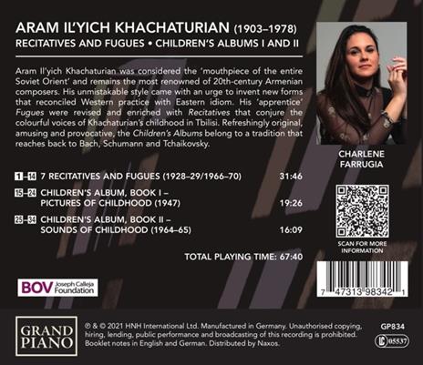 Recitatives and Fugues - Children's Album - CD Audio di Aram Khachaturian - 2