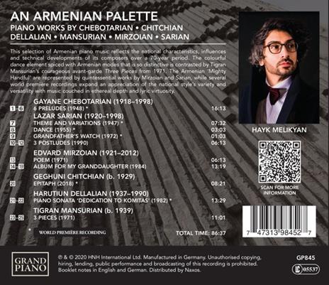 An Armenian Palette - CD Audio - 2