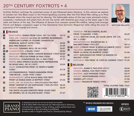 Piano Music vol.4 - CD Audio di Gottlieb Wallisch - 2