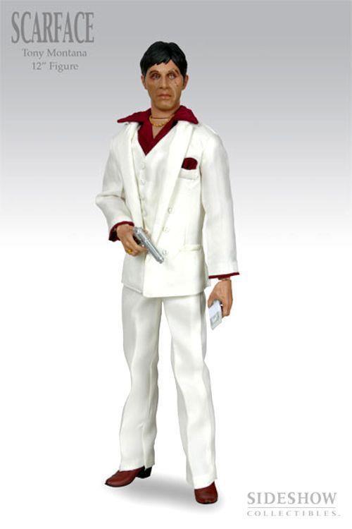 Sideshow 30cm Exclusive Scarface Tony Montana 12 Talking Action Figure New - 3