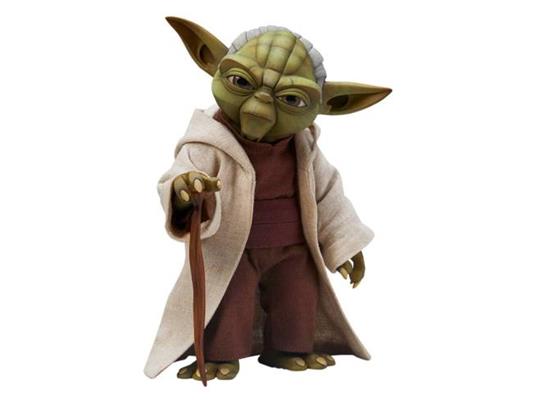 Star Wars The Clone Wars Action Figura 1/6 Yoda 14 Cm Sideshow Collectibles