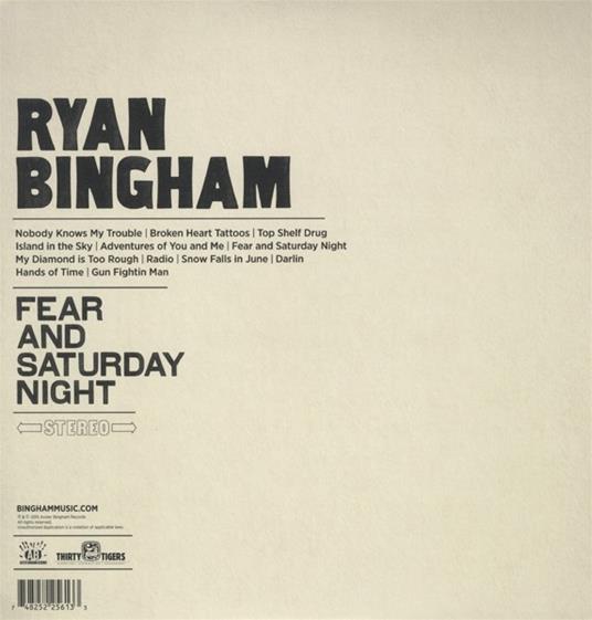 Fear & Saturday Night - Vinile LP di Ryan Bingham - 2