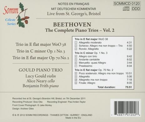 Trii con Pianoforte vol.2 - CD Audio di Ludwig van Beethoven - 2