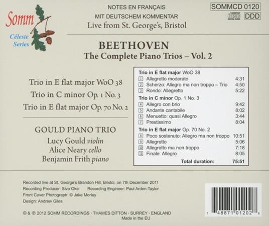 Trii con Pianoforte vol.2 - CD Audio di Ludwig van Beethoven - 2