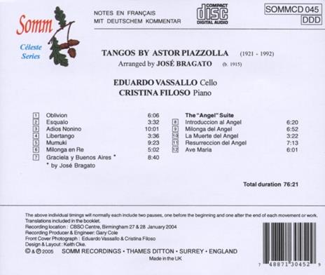 Tangos - CD Audio di Astor Piazzolla - 2