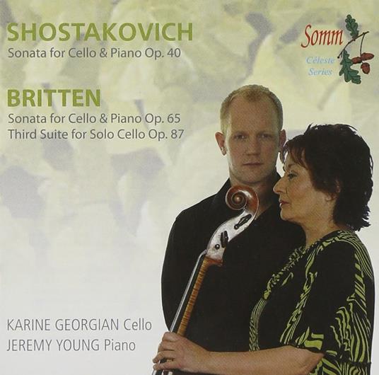 Cello Sonatas - CD Audio di Dmitri Shostakovich,Karine Georgian