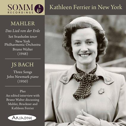 In New York - CD Audio di Kathleen Ferrier