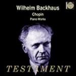 Backhaus suona Chopin - CD Audio di Frederic Chopin,Wilhelm Backhaus