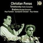 Concerti per violino - CD Audio di Johannes Brahms,Pyotr Ilyich Tchaikovsky,Philharmonia Orchestra,Constantin Silvestri,Christian Ferras
