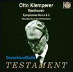 Sinfonie n.4, n.5 - CD Audio di Ludwig van Beethoven,Otto Klemperer,Berliner Philharmoniker