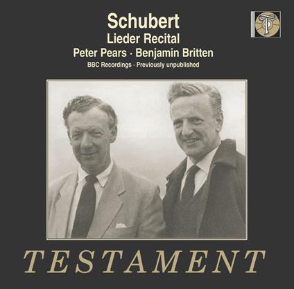 Lieder Recital - CD Audio di Franz Schubert