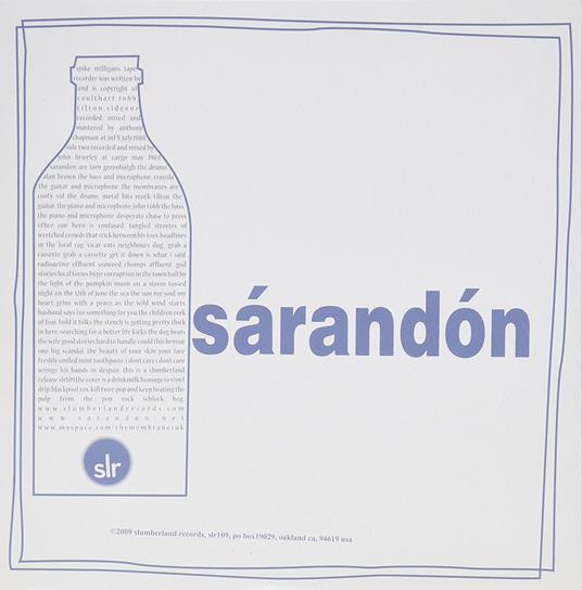 Spike Milligan's Tape... - CD Audio di Sarandon