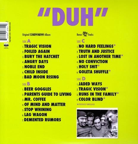 Duh - Vinile LP di Lagwagon - 2