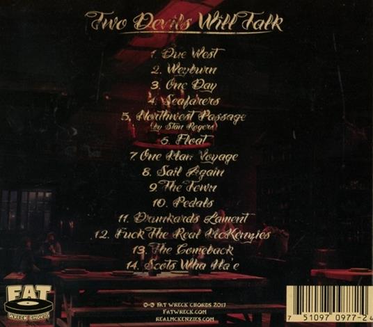 Two Devils Will Talk - CD Audio di Real McKenzies