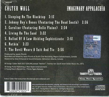 Imaginary Appalachia (Mini CD) - CD Audio di Colter Wall - 2