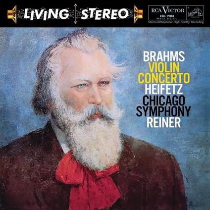 Violin Concerto - Vinile LP di Johannes Brahms,Jascha Heifetz,Fritz Reiner