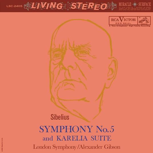 Sinfonia n.5 - Karelia Suite (SACD Ibrido Stereo) - SuperAudio CD ibrido di Jean Sibelius,London Symphony Orchestra