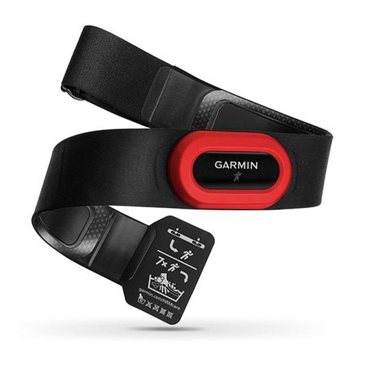 Garmin HRM Run monitor per il battito cardiaco Petto Bluetooth Nero, Rosso