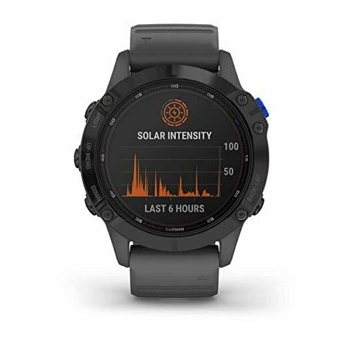 Garmin Fenix 6 Pro Solar, 47mm Nero con Cinturino Grigio Ardesia - GPS  Smartwatch con Ricarica Solare, Display a Colori, App Multisport, Bussola,  Barometro e Altimetro 010-02410-11 - Garmin - Telefonia e GPS | IBS
