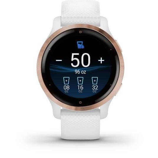 GARMIN Venu 2S - Smartwatch GPS - Oro rosa - Cinturino bianco - 2